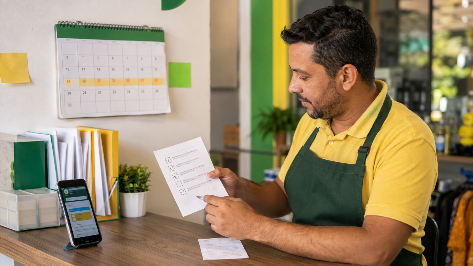 Microempreendedor confere calendario de setembro e checklist sobre Simples Nacional, IBS e CBS